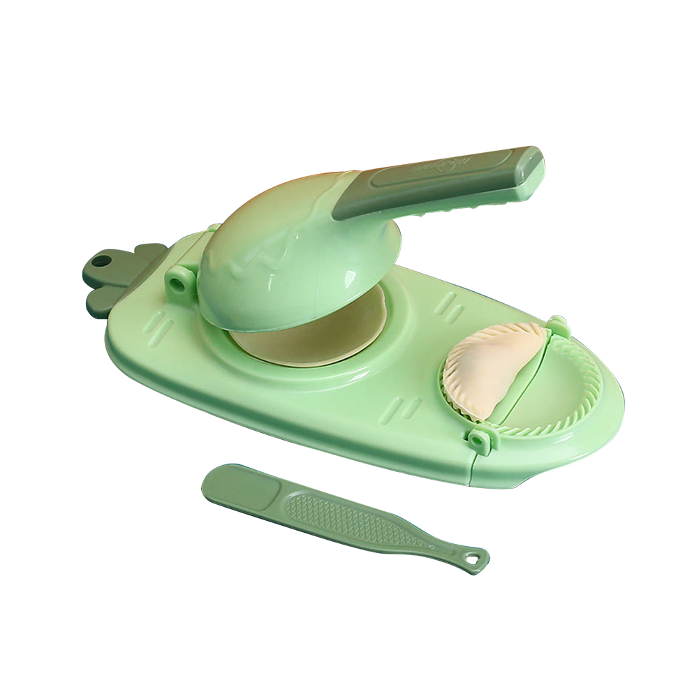 Kitchen Gadgets Dumpling Maker - 2-in-1 แป้งกดเครื่องมือประหยัดแรงงานคู่มือ Dumpling Wrapper แม่พิมพ์ในครัวเรือน Baking