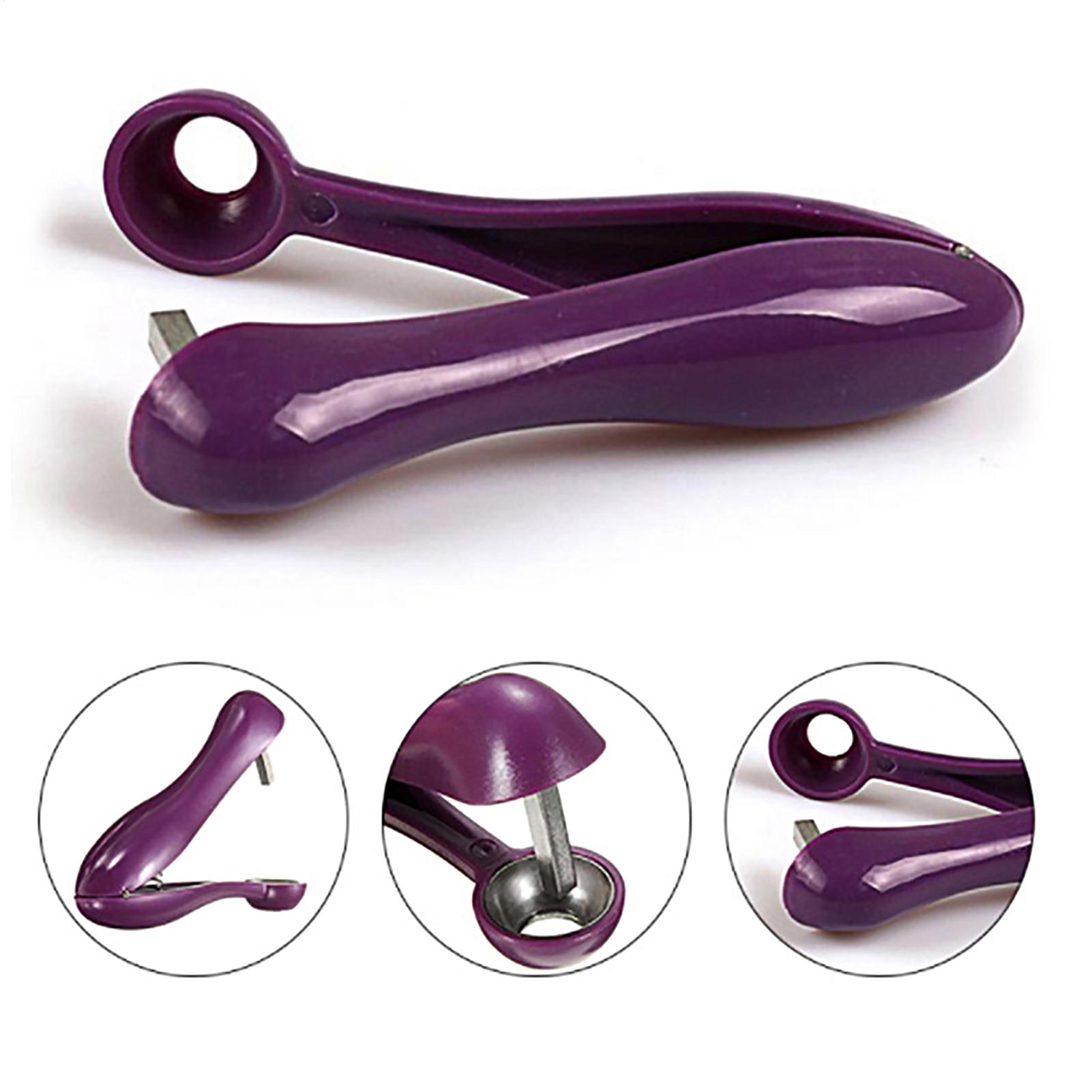 Kitchen Gadgets In - เครื่องมือแยกเมล็ดเชอร์รี่แบบพกพา อุปกรณ์แยกเมล็ดมะกอก เครื่องมือแยกเมล็ดผลไม้และผัก อุปกรณ์ครัวสำหรับแยกเมล็ดเชอร์รี่
