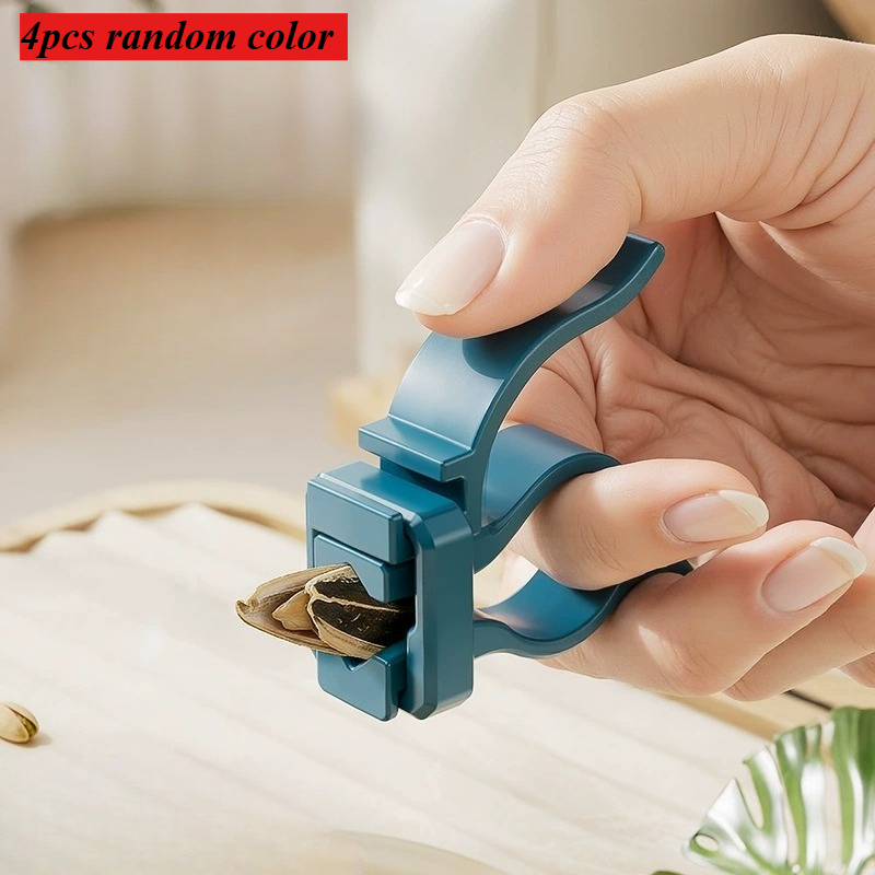 Kitchen Gadgets You Must Have - ที่กะเทาะเมล็ดถั่วขนาดเล็ก 4 ชิ้น สีสุ่ม ดีไซน์สร้างสรรค์ ใช้งานง่าย