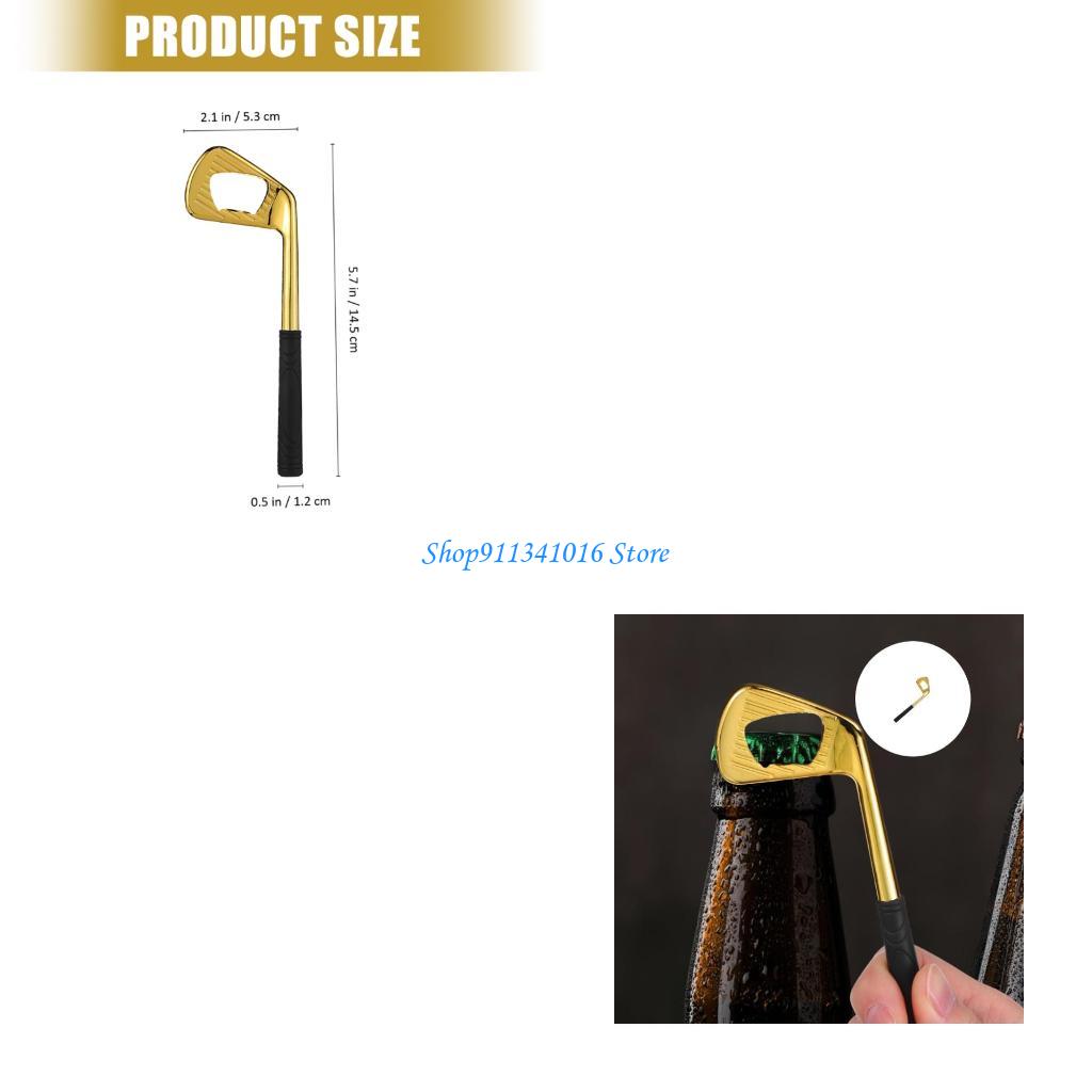 Kitchen Gadgets Club - Coppers กอล์ฟคลับที่เปิดขวดทนต่อการกัดกร่อนตามหลักสรีรศาสตร์จับแบบพกพาห้องครัวผับอุปกรณ์เสริม