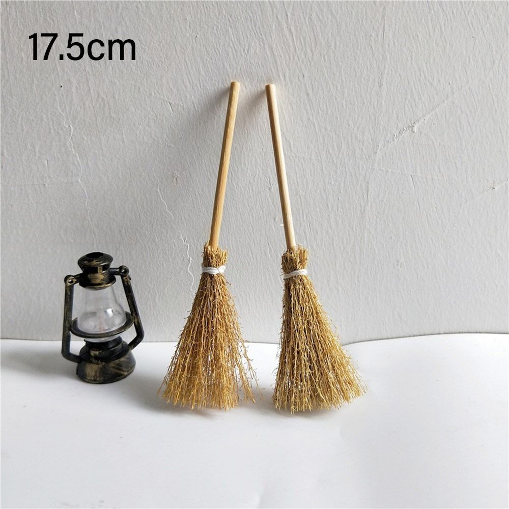 Kitchen Hanging Gadgets - ไม้กวาดจิ๋ว 5 ชิ้น/ถุง สำหรับตกแต่งฉากครัว สวน ของตกแต่งบ้านตุ๊กตา