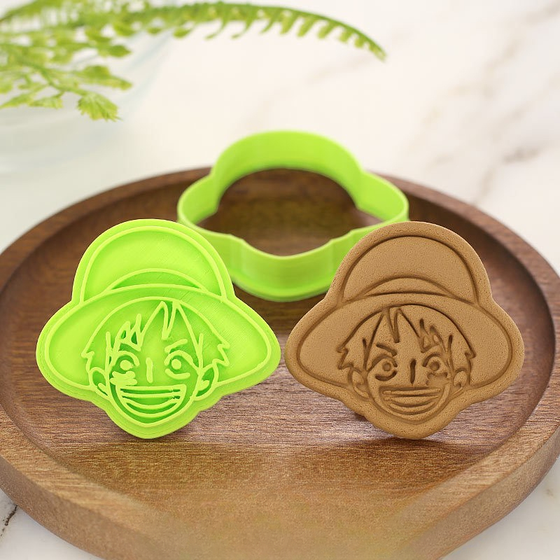 Kitchen Gadgets In - แม่พิมพ์ทำขนมวันพีซ ลูฟี่ โซโล ช็อปเปอร์ รูปหัวกะโหลก แม่พิมพ์คุกกี้
