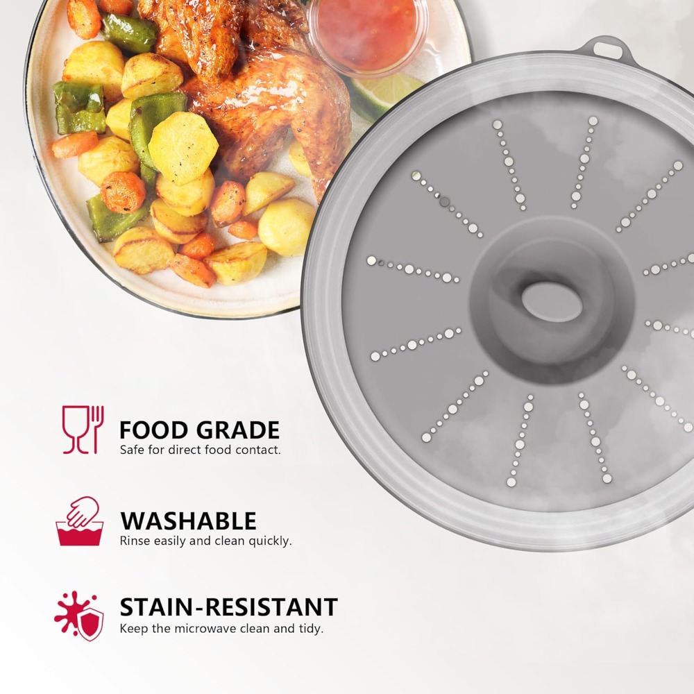 ฝาครอบกันกระเด็นสำหรับไมโครเวฟ - Kitchen Gadgets Images บทวิจารณ์และราคา