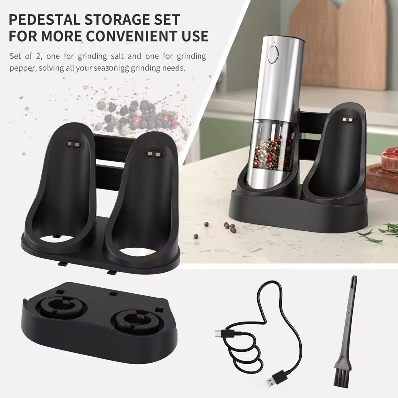 เครื่องบดเกลือและพริกไทยไฟฟ้า  - Kitchen Gadgets Electric บทวิจารณ์และราคา