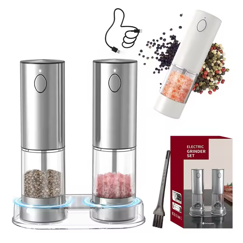 เครื่องบดเกลือและพริกไทยไฟฟ้า  - Kitchen Gadgets Electric บทวิจารณ์และราคา