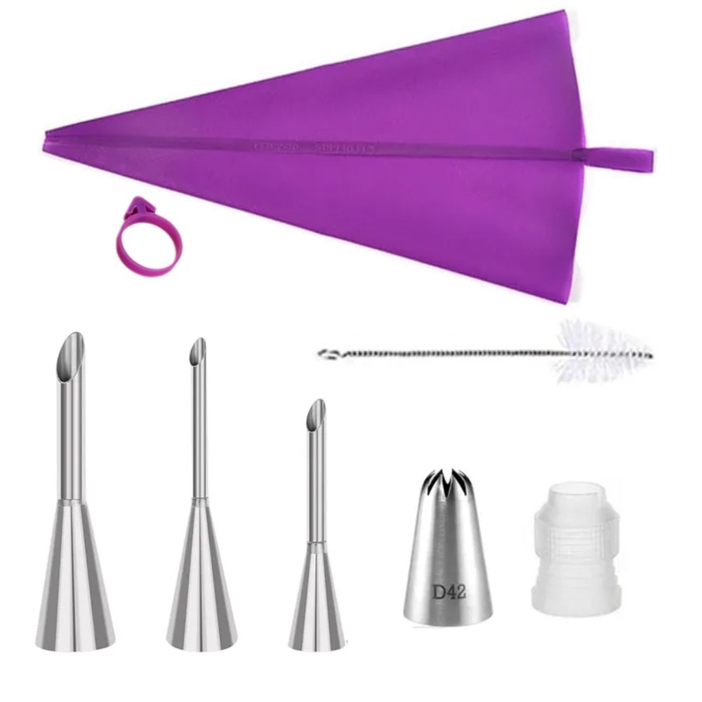 ชุดหัวบีบเค้กสแตนเลสพร้อมถุงบี - Kitchen Hanging Gadgets บทวิจารณ์และราคา