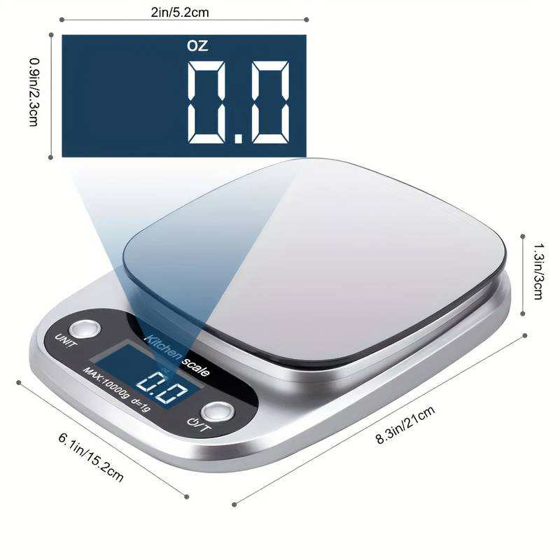 เครื่องชั่งครัวความแม่นยำสูง 1 - Digital Kitchen Scale บทวิจารณ์และราคา