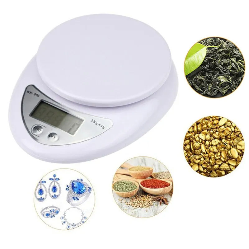 5 กก./1 กรัมเครื่องชั่งอิเล็กท - Digital Kitchen Scale บทวิจารณ์และราคา