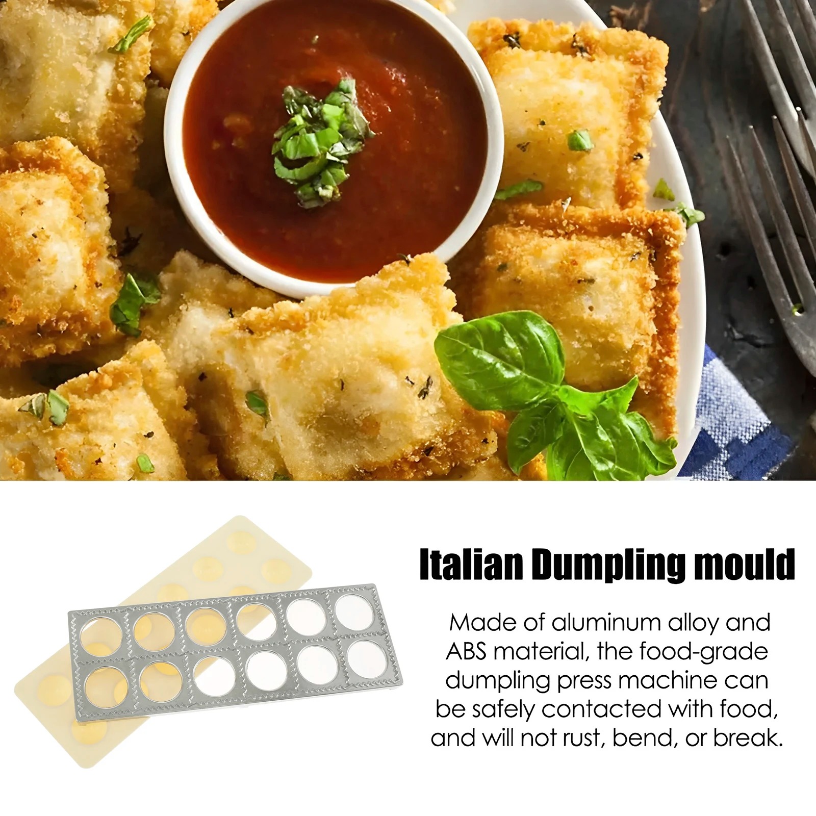แม่พิมพ์ทำเกี๊ยว 12 หลุม แบบกด - Kitchen Hanging Gadgets บทวิจารณ์และราคา