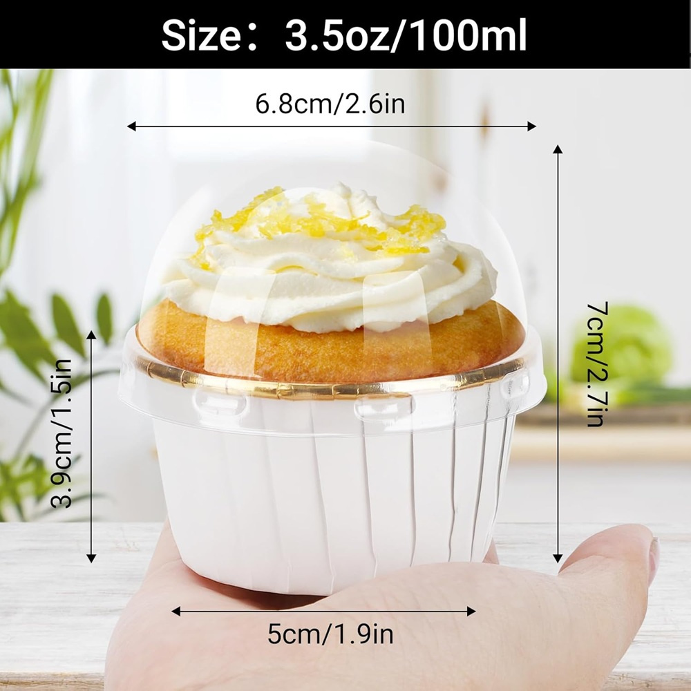 50 pcs มัฟฟินถ้วยกระดาษ Cupcak - Kitchen Gadgets In บทวิจารณ์และราคา