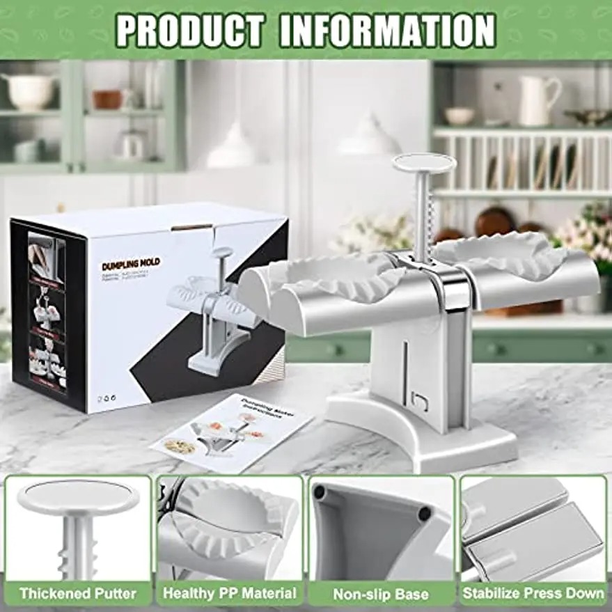 เครื่องทำเกี๊ยวอัตโนมัติแบบกด  - Kitchen Gadgets Dumpling Maker บทวิจารณ์และราคา