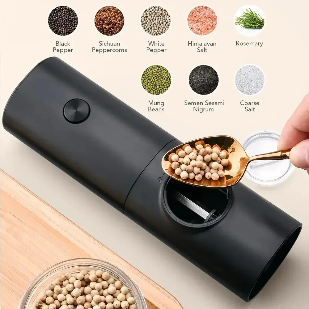 เครื่องบดเกลือและพริกไทยไฟฟ้าพ - Kitchen Gadgets Electric บทวิจารณ์และราคา