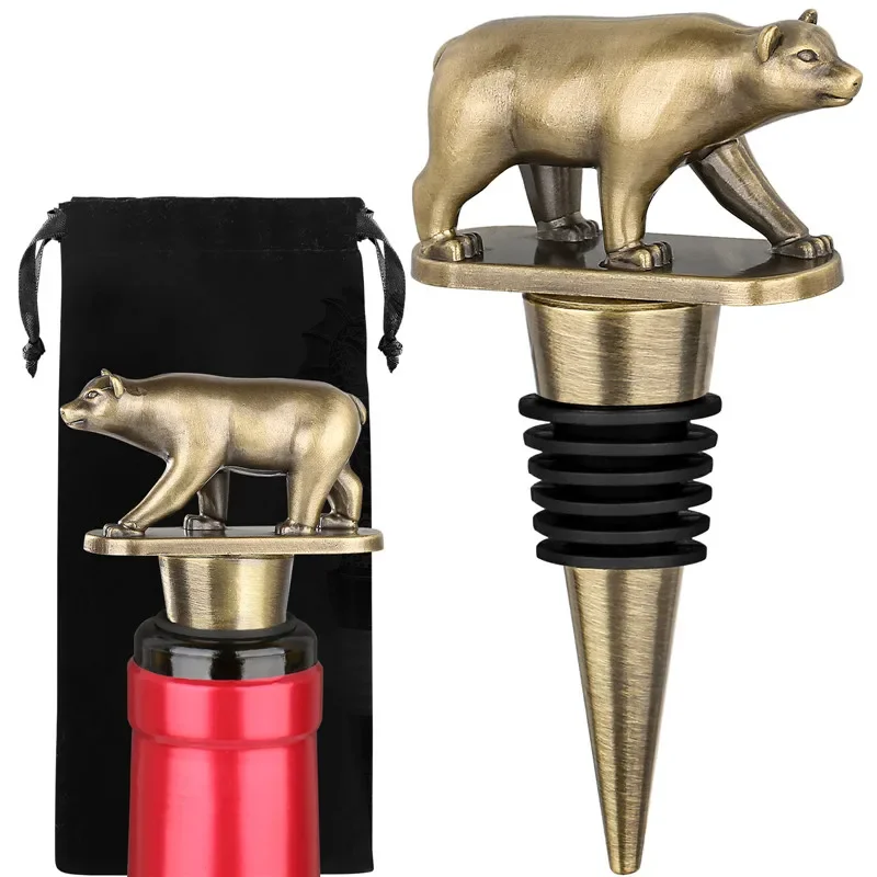 จุกก๊อกไวน์รูปหมีโลหะแบบพกพา จ - Kitchen Gadgets Club บทวิจารณ์และราคา