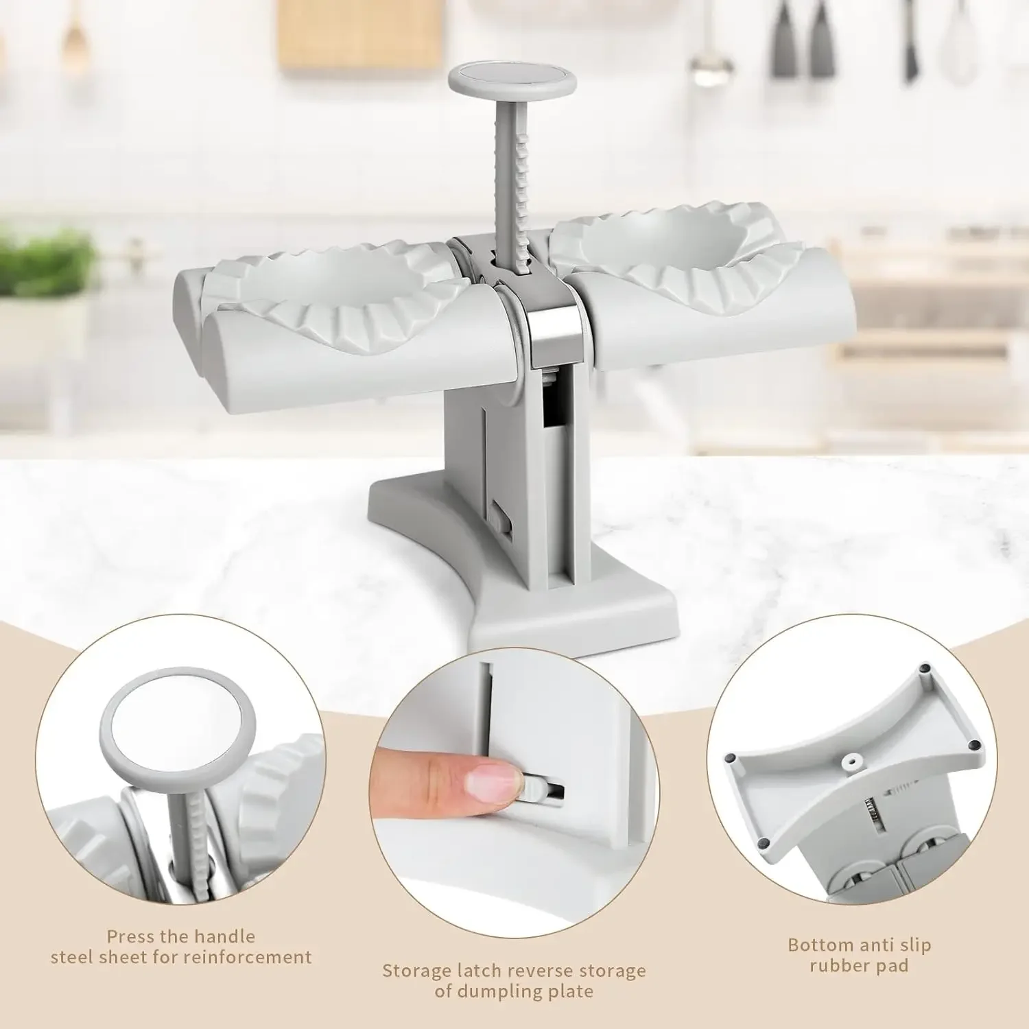 เครื่องแม่พิมพ์ pembuat pangsi - Kitchen Gadgets Dumpling Maker บทวิจารณ์และราคา