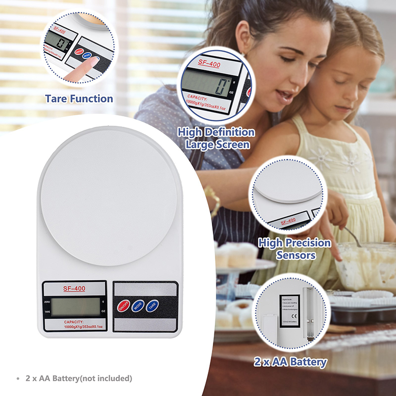 เครื่องชั่งอาหารดิจิตอล 1 ชิ้น - Digital Kitchen Scale บทวิจารณ์และราคา