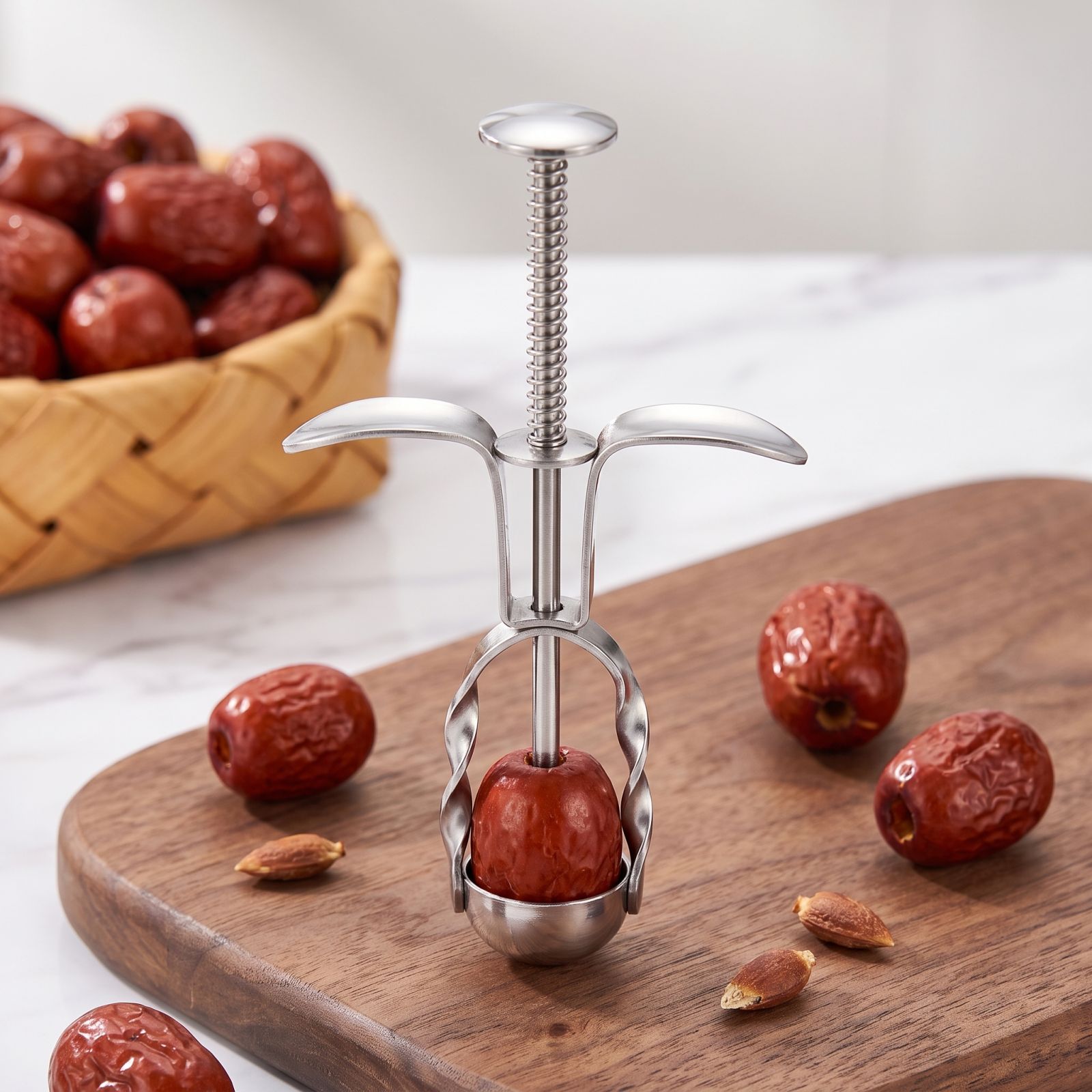เครื่องมือเอาเมล็ดพุทราแดงสแตน - Kitchen Gadgets In บทวิจารณ์และราคา