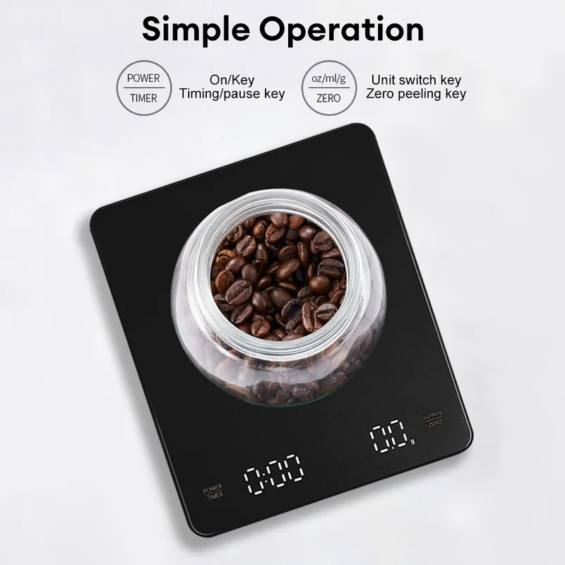 เครื่องชั่งกาแฟดิจิตอลพร้อมตัว - Digital Kitchen Scale บทวิจารณ์และราคา