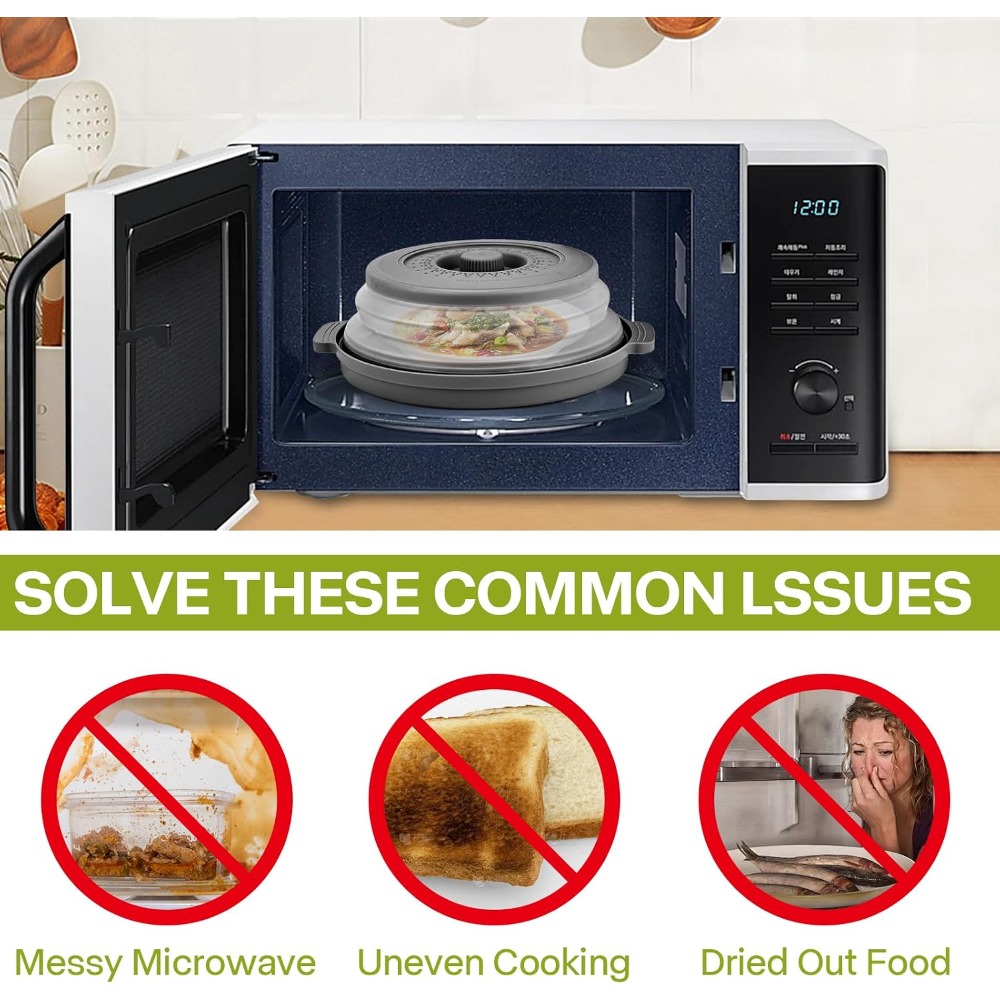 ฝาครอบไมโครเวฟขนาดใหญ่ 10.7 นิ - Kitchen Gadgets Images บทวิจารณ์และราคา