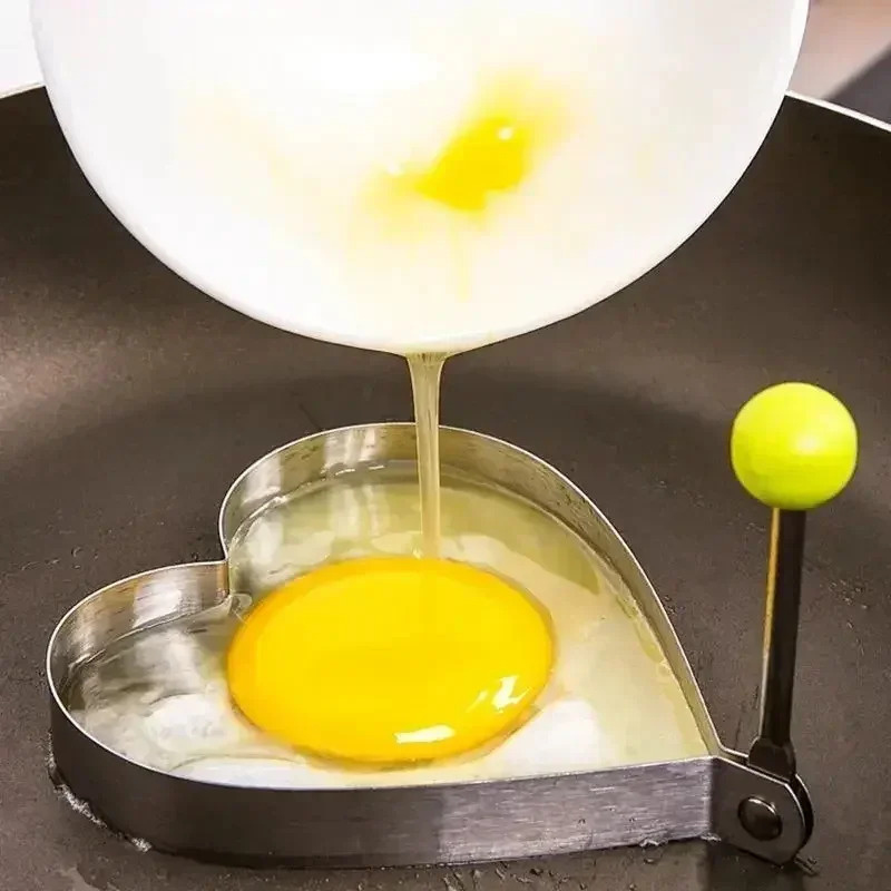 แม่พิมพ์ทอดไข่รูปหัวใจสแตนเลสเ - Kitchen Gadgets You Must Have บทวิจารณ์และราคา