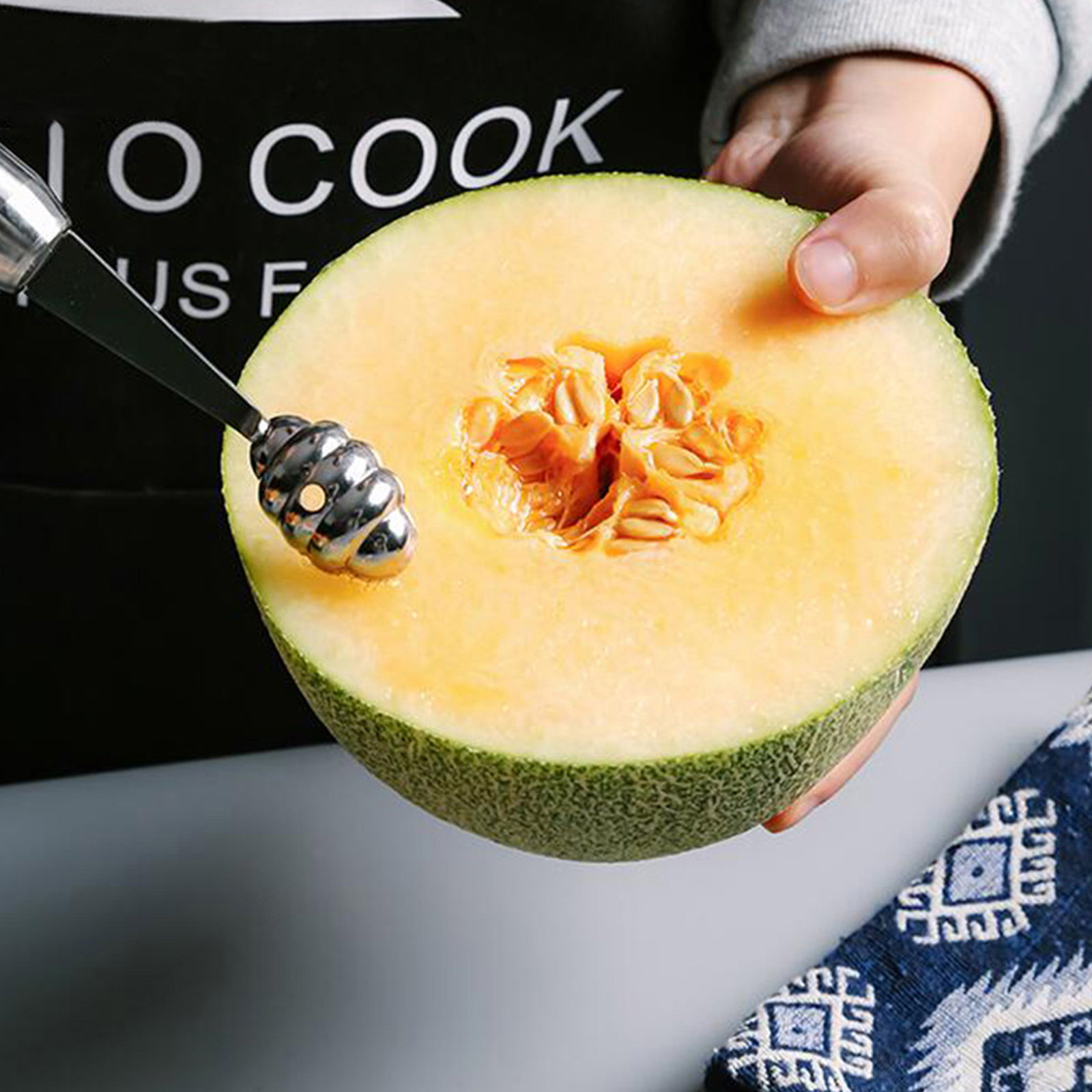 ช้อนตักผลไม้สแตนเลส 1 ชิ้น ทนต - Kitchen Gadgets In บทวิจารณ์และราคา